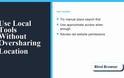 Use Local Weather Tools Without Oversharing Location