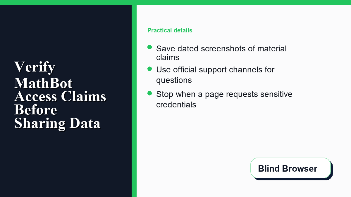 Checklist for comparing registration details and source evidence