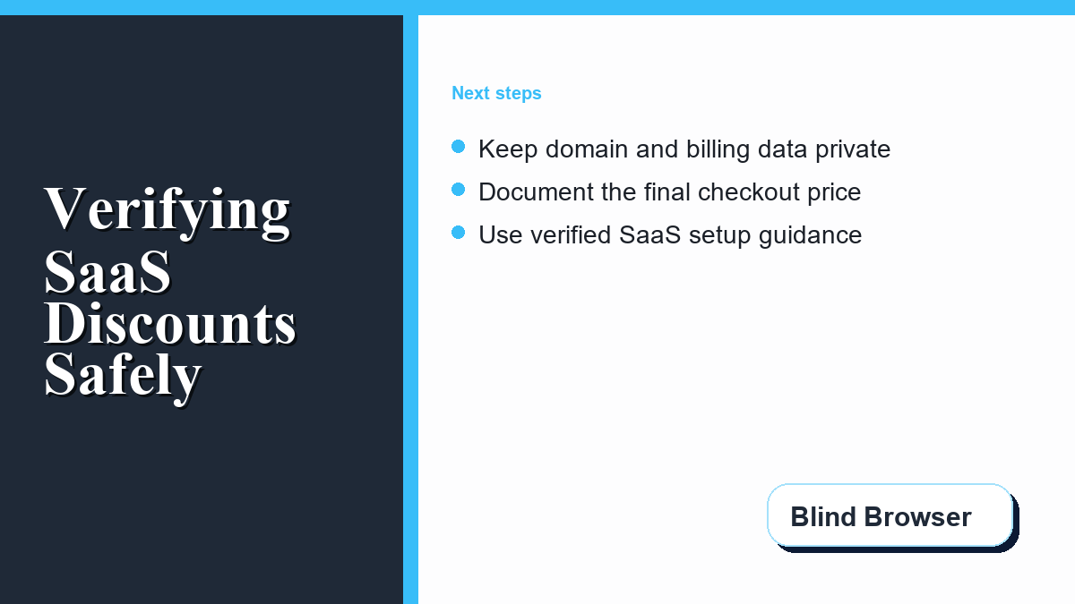 Security notes for checking coupon pages and SaaS referral links.