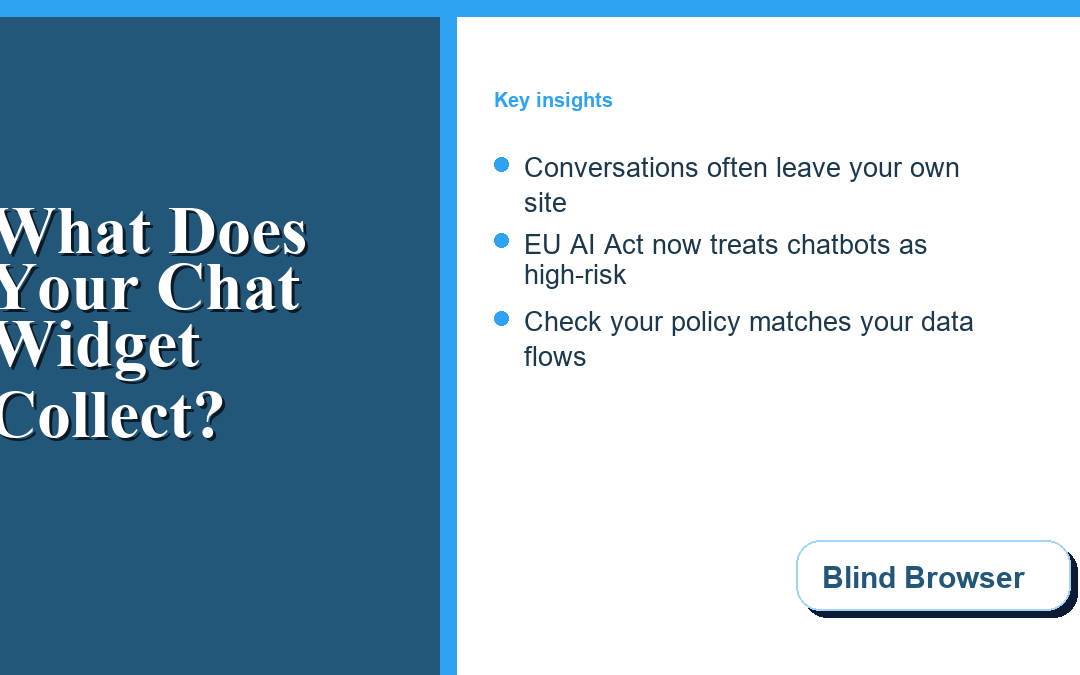 What Does Your Chat Widget Actually Collect?